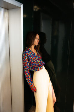 Camicia in seta - Flora